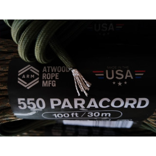 Paracorde 550 (100FT/30m) ATWOOD ROPE MFG™