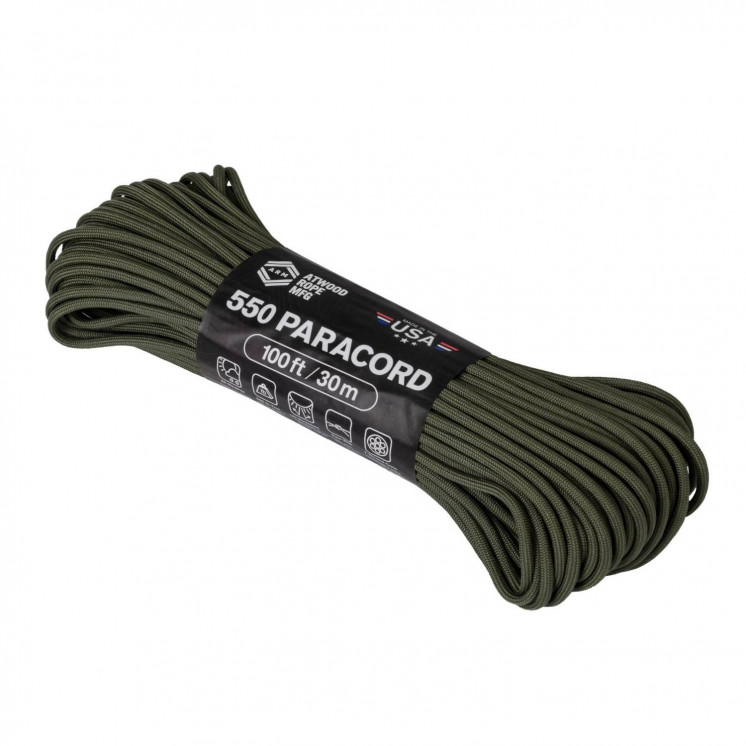 Paracorde 550 (100FT/30m) ATWOOD ROPE MFG™