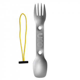 SPORK TITANIUM Couvert 3 en 1 cuillère-fourchette-couteau UCO