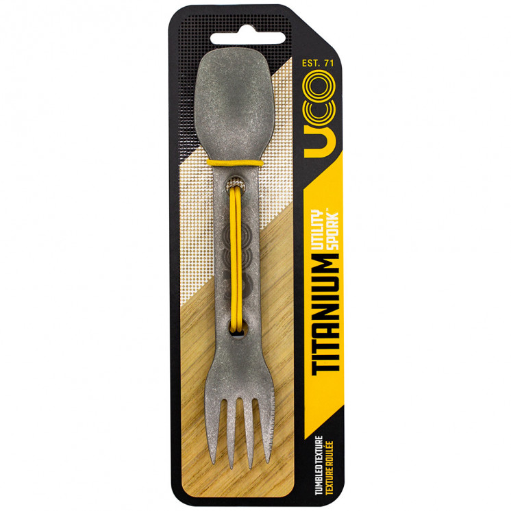 SPORK TITANIUM Couvert 3 en 1 cuillère-fourchette-couteau UCO