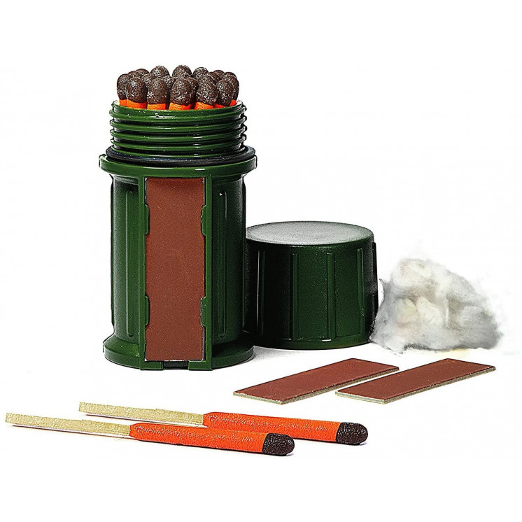 STORMPROOF MATCH KIT 25 allumettes de survie UCO