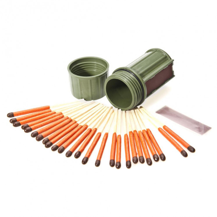 STORMPROOF MATCH KIT 25 allumettes de survie UCO